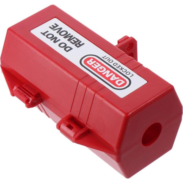 MINIAT Red Plug Lock for Lockout Tagout Industrial Grade Extension Cord