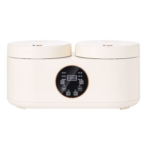 ready stock double-gallon rice cooker smart new household multi-function 2L+2L 4 liter double-body rice cooker two-in-one