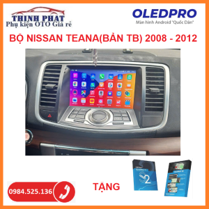 TẶNG BẢN ĐỒ VIETMAP S2. Màn hình android kèm mặt dưỡng jack zin và CANBUS lắp xe NISSAN TEANA đời 2008-2013 bản TB. Màn oledpro X4 bản lắp sim 4G ram4/32gb xem camera ô tô YOUTUBE nghe đài FM VOV... Đầu dvd ô tô tích hợp vô lăng ra lệnh giọng nói.
