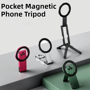 RANG ic Phone Tripod Stand Mini Foldable Pocket Cell Phone Stand High Quality Portable Smartphone Phone Holder Outdoor
