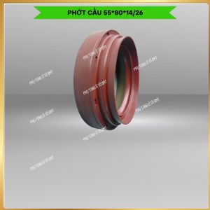 Phớt chắn dầu đuôi quả dứa (cùi thơm) xe tải 3.5 tấn (1060). Thông số 55x80x26
