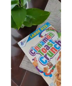 General Mills Cinnamon Toast Crunch Cereal 2 Bags 1.4kg – Cinnamon Sugar Breakfast Cereal