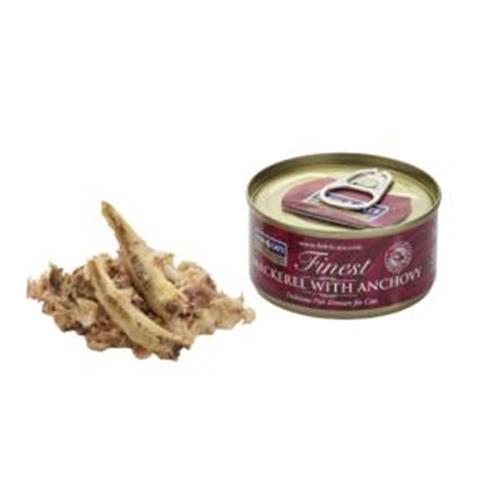 FISH 4 CATS FINEST MACKEREL w ANCHOVY 70g Lazada