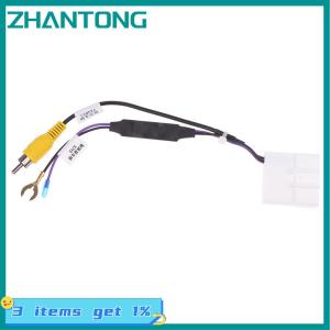 ZHANTONG 1PC DIY Accessories 24Pin Auto Camera Video Output Car Reverse Camera Output Video Adapter Cable