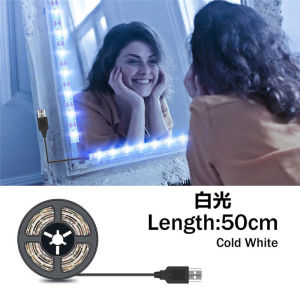 Angelila Dải Đèn LED USB 5V Linh Hoạt 2835SMD Dải Đèn Với Chuyển Đổi Đèn Nền PC TV Tự Làm Đèn Gương Phía Trước Màu Trắng