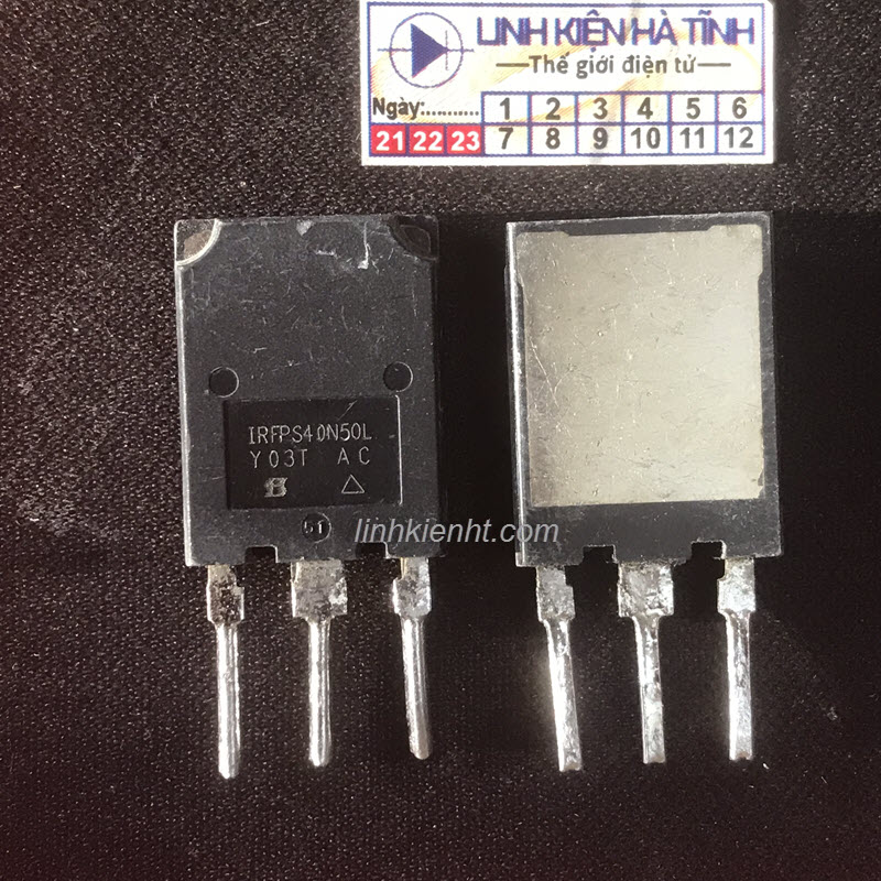 Linh kiện Mosfet IRFPS40N50L kênh N 40A 500V tháo máy-AE22