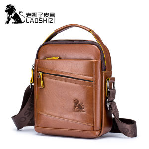 Business Bag Phone Bag Genuine Leather Bag Small Messenger Bag Sling Shoulder Bag Slant Straddle Bag
