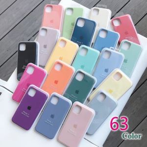 Original Liquid Silicon Shockproof Phone Case For 6G7G/8G 6P 7P/8P Xs Xr Xsmax 11 12 13 Pro Max