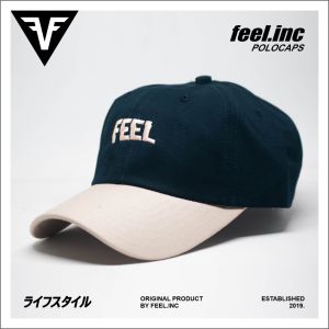 FEEL INC Topi Polocap Topi Baseball Kombinasi Warna Distro Bandung Terbaru
