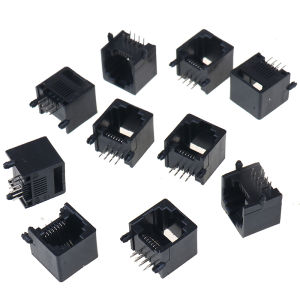 Johor 10pcs lot RJ45 8P8C Computer Internet Network PCB Jack Socket