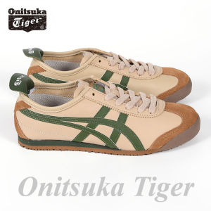 Original Tiger Shoes Classic Beige/brown/green Leather for Men and Women Non-slip Wear Resistant Comfortable Fashion Casual Sneakers 1183C102-250