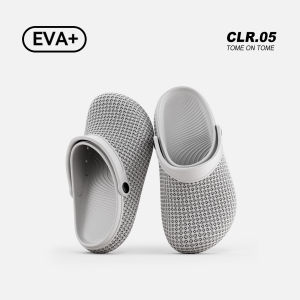 Free Shipping 3D Textured Clogs MenS Summer Outdoor Sandals Non-Slip Breathable Beach Slippers Durable For Outdoor Use Thick-Soled Height-Increasing Sandals