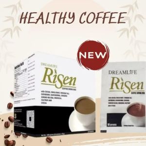 Dreamlife Risen Coffee 10 Sachets/Box All natural & Organic coffee