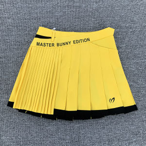 New Model Golf-style Womens Short Dress With Fashionable and High-end Design Beautiful Pleated Skirt High-quality and Comfortable Breathable High-end Patchwork Color Combination Sports Ball Skirt Anti-glare Effect