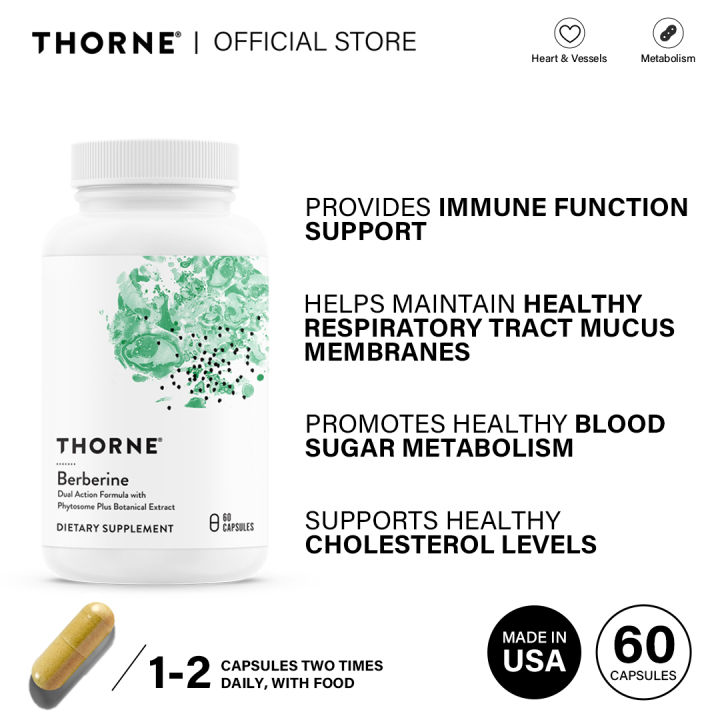 Thorne Berberine 60 Capsules | Lazada PH