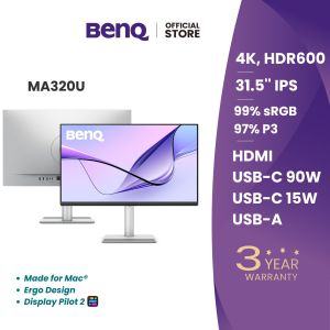 [New] BenQ MA320U  I 32" 4K Monitor I Made for Mac I USB Type-C I Ergo Design