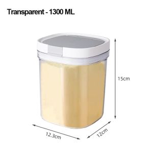 1pc 1800/1300/800ML Milk Storage Container Baby Milk Powder Airtight Container Box with Scoop & Scraper