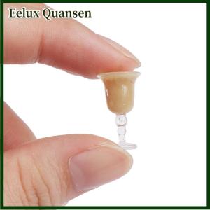 Eelux Bộ chai rượu vang thu nhỏ Nhà búp bê 1/12 với cốc mô phỏng đồ chơi mô hình đồ uống