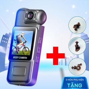 Quay phim 4K-60fps - Máy quay hành trình góc rộng 180 có màng hình HD sắc nét Camera Mini cầm tay nhỏ gọn ( có wifi)