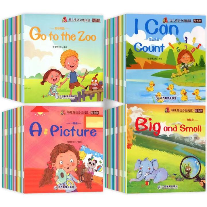 60pcs Books Kids Early Learning Story English Books Bedtime Reading ...