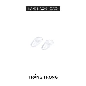 Bộ 2 miếng đệm mũi trong suốt bằng silicon cho kính kim loại KAMI NACHI