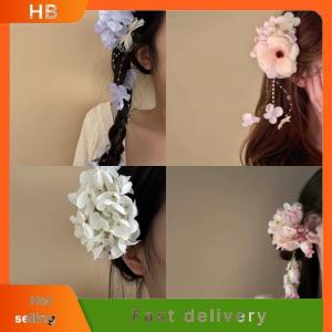 HB Vacation Style Flower Hair Clips Fashion Simulation Flower Hairpin For Women Girls Sweet Hair Accessories Gifts