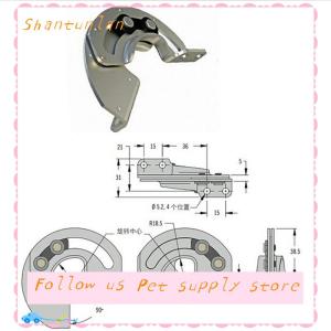 🎁【Special price】🎁Sha บานพับเลื่อนซ่อน90องศาจำกัดบานพับ R6 Carbon Steel cabinet door บานพับ