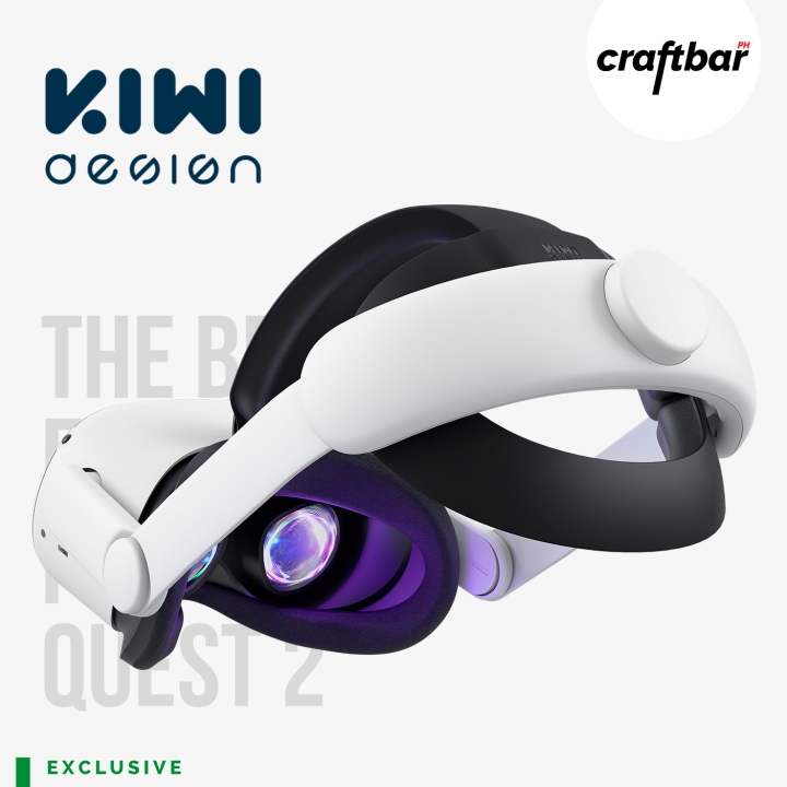 KIWI Design Durable Elite Strap Upgrade for Oculus Quest craftbarPH  Lazada PH