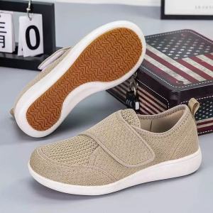 Loose Women Diabetic Shoes Wide Feet Swollen Elderly Walking Shoes Hallux valgus Adjusting Soft Comfortable Lightweight Mom Women Shoes Size 35-44