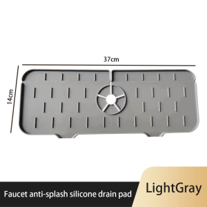 Silicone Drain Mat Kitchen insulation Mat sink  Cutting Board Non-Slip Bowl Coaster Kitchenware厨房沥水垫