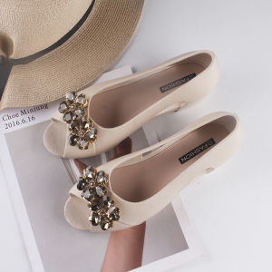 [Free Shipping] WomenS Flat Summer Sandals Chunky Heel Stylish And Casual With A Wrapped Heel Design Solid Color Low-Cut WomenS Sandals