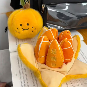 ตุ๊กตาสีส้มที่สามารถลอกออกได้เป็นของขวัญวันหยุด