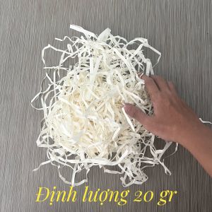 Giấy rơm lót hộp quà giấy vụn gói quà nhiều màu