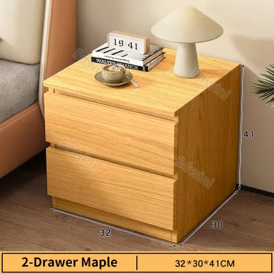 【With Lock】1/3 Drawers White/Wood File Cabinet Home Office Cabinet with Lock Drawer Mobile Storage