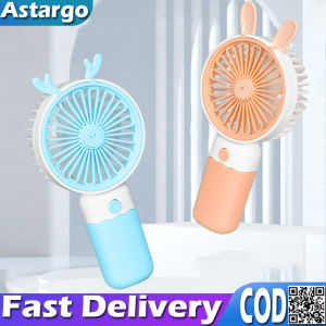 Portable Mini Fan Handheld Fan Rechargeable High Quality Strong wind volume Long battery life With Mobile Phone Holder Stand Essential Oil Adding Port