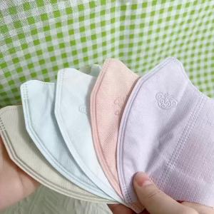 50 Pcs White Sherry Rose Fans Meileti Steel Printed Mask Fashion Trendy Female Mask Independent Packaging 5D Three Dimensional Protection