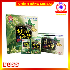 Bổ gan hàn quốc Hovenia TW Food chính hãng hộp 30 gói - Tăng đề kháng giải độc gan thanh lọc cơ thể - koreaboss