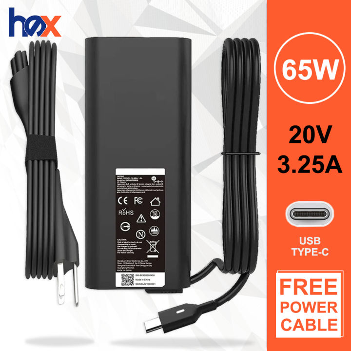 65W USB-C TYPE C For DELL Latitude 5530 5540 7310 7320 7330 7340