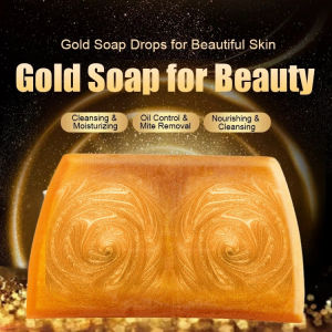 ✨Natural Soap Powder/Liquid Soap Base/Golden Soap Bar For Dullness Improvement/Oil Control/Mite Removal/Essential Oil Soap Refreshing Hand Wash/Nourishing Skin Care Mens & Womens Universal Perfume Golden Soap