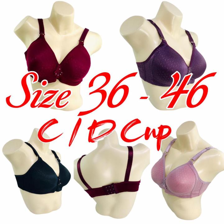 36-46 Cup C/D Big Size Plus Size Ladies Women Female Bra Plus Size