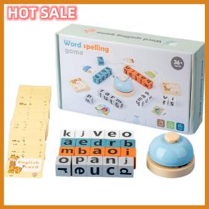 🔥🔥🔥dingdaocunz Wooden Spell Word Toys Letter Cognitive Challenge Memory English Word Game Early Learning Educational Toys For Children