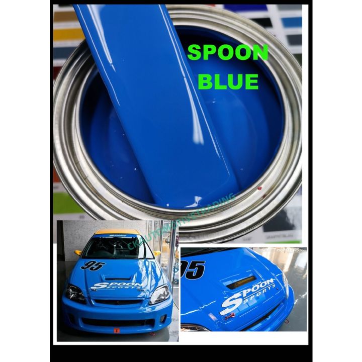 SPOON BLUE/CAT KERETA/2K PAINT/CAT BANCUH Lazada