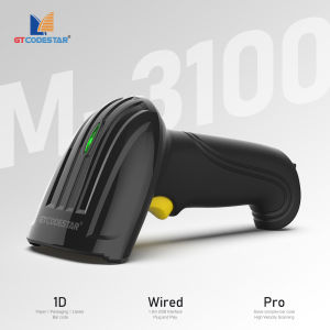 GTCODESTAR M-3100 High Speed Scan Barcode Reader Wired 1D Barcode Scanner for Supermarket
