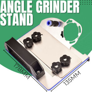 Angle Grinder Stand Portable Adjustable 45 Degree Metal Cutting & Chamfering Grinder Tool Holder Frame Tropa Hardware