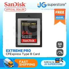 SanDisk Extreme PRO UHS-II SDXC Class 10 SD Card, 300Mbps and