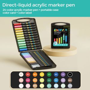 ปากกามาร์กเกอร์อะคริลิกพิเศษสำหรับนักเรียนเด็ก ปากกาสีสร้างสรรค์ ของขวัญวันเกิด