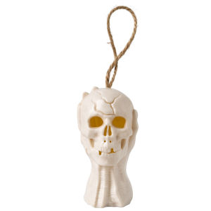 SHUNAICHI Cross-border Halloween skull lamp new holiday decoration props hand grab ghost head lamp LED electronic candle lamp table display