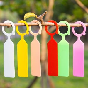 100pcs Waterproof Plant Labels Home Flowers Tags Greenhouse Orchard Plastic Plant Tags Garden Tools Reusable Seedling Labels White