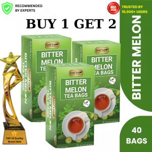 [BIGSALE] LeafLea Bitter Melon Tea – Natural Detox Supports Blood Sugar & Heart Health 40 Tea Bags