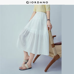 GIORDANO Women Skirt Stitched Hollow Out Skirt Casual Stylish Trendy Elegant Comfortable Fashion Classic Modern 18466002